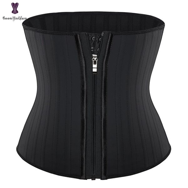 Shapers femininos de tamanho XS a 6xl LATEX BAILHA BAILHA GAINE SPORT GIRDLES 25 Aço Treinador de cintura de aço Corset Women Women Body Shapewear 230519