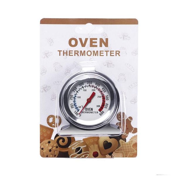 Thermometer aus Edelstahl, Ofenthermometer, Grill, Braten, Chef, Räucherofen, Grill, sofort ablesbar, Drop-Lieferung, Haus, Garten, Küche, Esszimmer, Ba Dhuhe