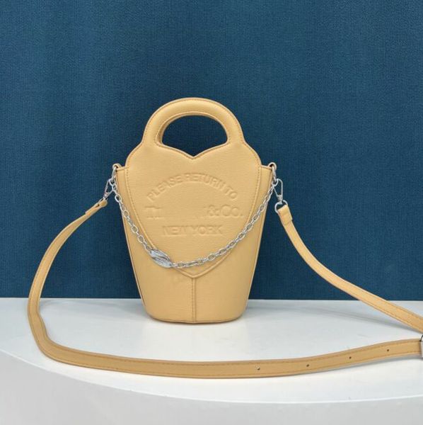 Çok renkli tiffanys çanta kova çantası kadın bir omuz crossbody çanta tasarımcısı çanta çanta litchi tahıl zinciri dekorasyon tote lüks alışveriş çantaları cüzdan