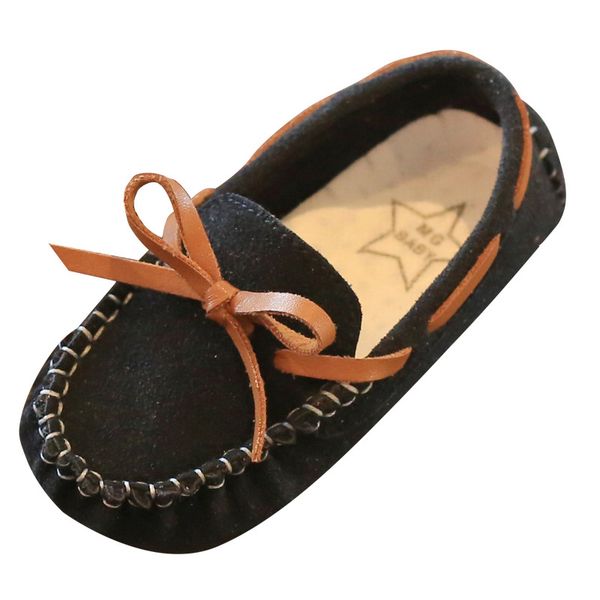 Jungen Mokassin Britischer Stil Weiches PU-Leder Kinderschuhe Slip-on Baby Kleinkind Wohnungen Kinderschuhe Loafer Mädchen Einzelschuh