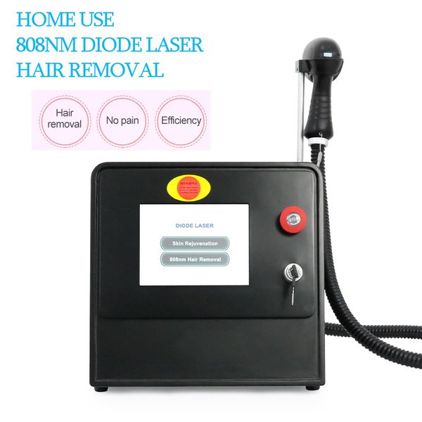 Mini-808-nm-Diodenlaser-Haarentfernungsgerät dauerhaft schmerzlos für Körperhautpflege zu Hause Schönheitssalon Verwendungsausrüstung 808 Lazer-Enthaarungsgerät