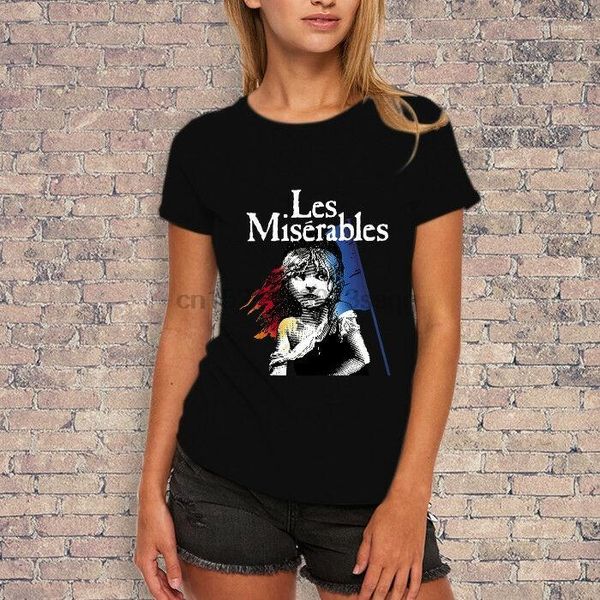 Camisetas masculinas les miserables broadway show de camiseta musical estilo feminino