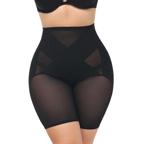 Shapers da donna Burvogue Tummy Control Body Shaper Vita alta Butt Lifter Mutandine Spanx Shapewear per le donne Dimagrimento Coscia Intimo Boyshorts 230519