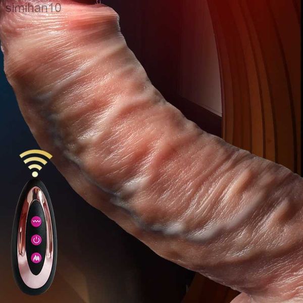 Giocattoli per adulti vibratore dildo anale giocattoli del sesso per adulti per donna sex shop realistico femminile vibrante aspirazione dildo vibratori del pene in gomma per le donne L230519