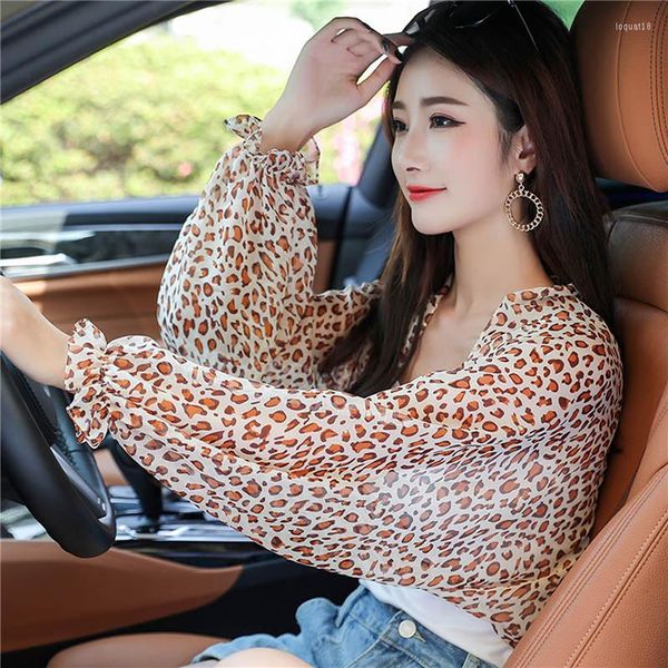 Schals 2023 Sommer Frauen Chiffon Floral Arm Abdeckung Fahren Sun UV Schutz Hülse Reiten Schatten Schal Schal Schutz Ärmeln