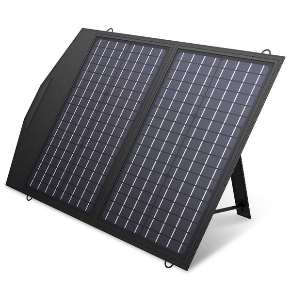 ALLPOWERS 60/100/120W Pannello solare pieghevole Caricatore solare portatile per la maggior parte dei generatori solari Centrali elettriche portatili Laptop RV