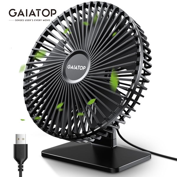 Другой домашний сад Gaiatop стойка вентилятора Портативный USB вентилятор 90 ° Регулируемый охлаждающий вентилятор Mute 4 Speed ​​Регулировка Ультра тихий подходит для домашнего стола 230518