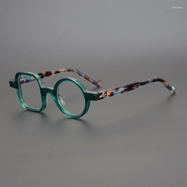 Sonnenbrillenrahmen Mode Personalisierte Brillengestell Männer Handgefertigte Designermarke Punk Optische Brillen Myopie Lesen Frauen Rezept
