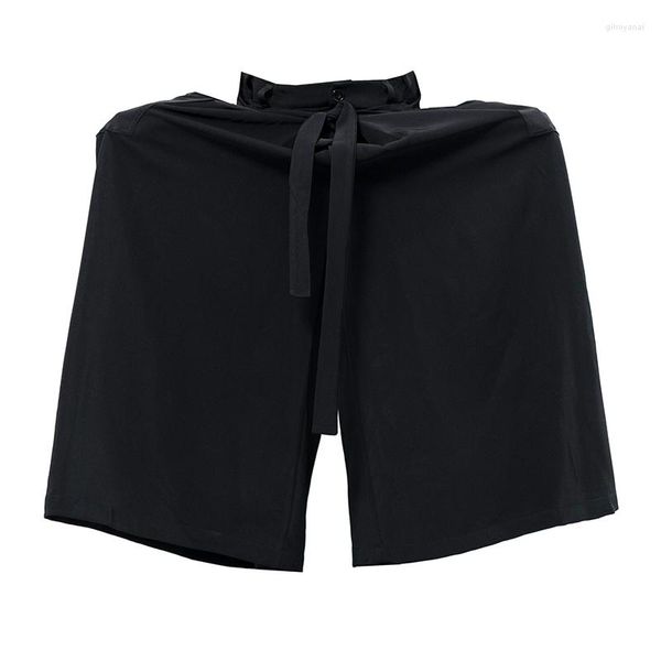 Männer Hosen 2023 Frühling Sommer Westlichen Stil männer Casual Hosen Breite Bein Culottes Ultra Lose Dunkle Bell-Bottoms Cargo frauen