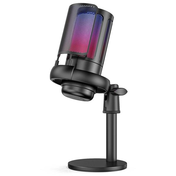 Mikrofone USB-Mikrofon Studio Professionelles Kondensatormikrofon für PC Computer Aufnahme Streaming Gaming Karaoke Singen A6V A8 Mic 230518