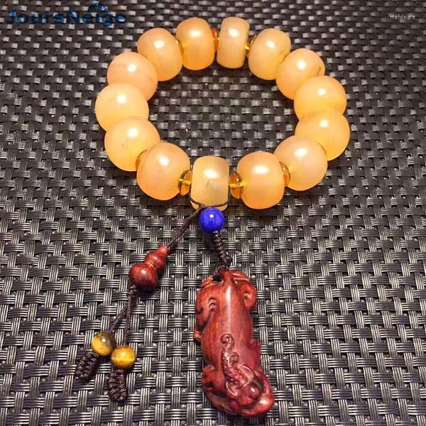 Strand atacado de pulveiras de ovelha natural Bracelets Buda Mão de corda de mão para homens homens do Rosário Tibetano Bracelet de estilo nacional