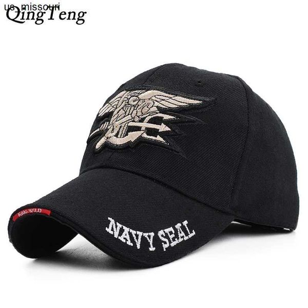 Ballkappen Running Chute Team Taktische Baseballkappe Herren Navy Seals Caps Marke Gorras Baumwolle Armee Snapback Hut Schwarz Knochen Männlich Neu 2023 J230520