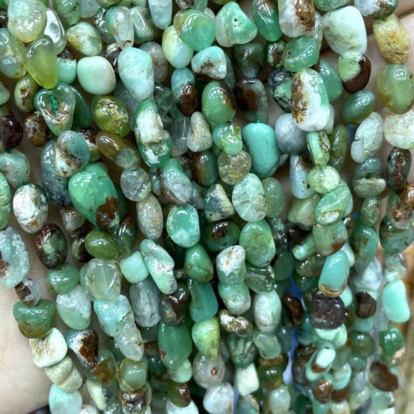 MG1852 Crisoprasio naturale Agata del Botswana Morganite Azzurrite Super Seven Tumbled Beads Gemstone Loose Bead