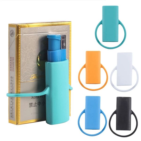 WrapCig Universal Silicone Lighter Sleeve: Portable Protective Case w/ Integrated Lighter, Soft Casual Wrap-Around Box for Tobacco Pouch & Smoking - Durable Hug Holder w/ Secure Fit