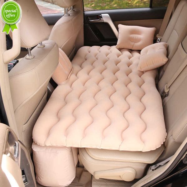 Nuovo materasso gonfiabile ad aria per auto Letto Riposo per il sonno Lettino da viaggio per auto SUV Protezione per bambini Design multifunzionale per la spiaggia da campeggio all'aperto