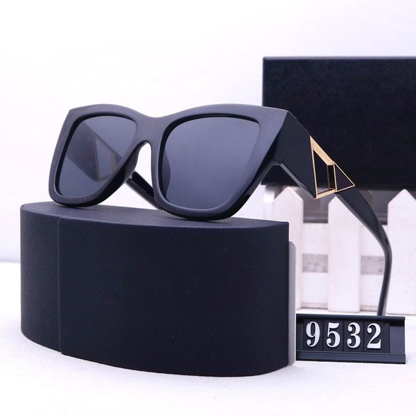 Luxurys Damen-Sonnenbrille, Polaroid-Objektiv, Designer-Schatten, Buchstabe, Herrenbrille, Senior-Brille für Damen, Brillengestell, Vintage-Metall-Sonnenbrille mit Box