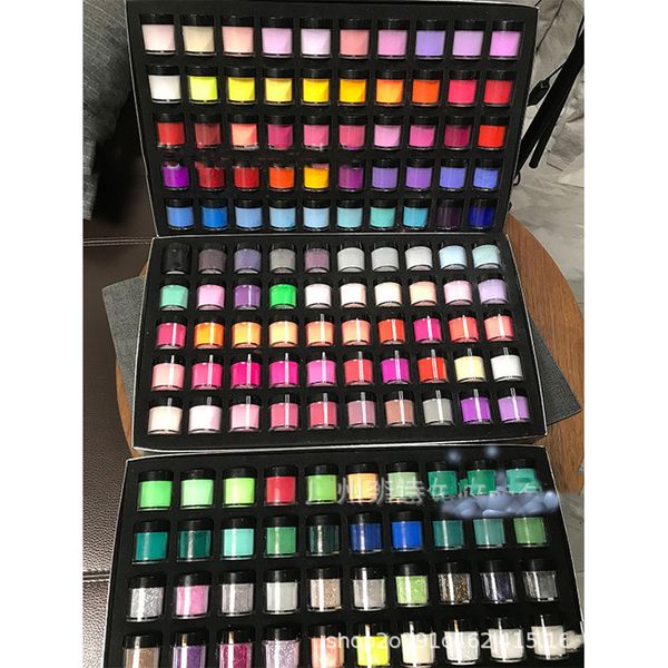 Acrylpulver Flüssigkeiten 10 20 40 50 Gläser 10 g Glas Nail Dip Powder Collection Farbliste im Detailabschnitt für dieses Kit-Set 230520