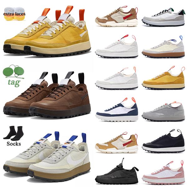 Top Fashion Tom Sachs x Craft Shoe Masculino Feminino Uso Geral Sapatos Casuais Osso Claro Enxofre Escuro Dia dos Namorados Sachs Studio Tênis Masculino Tênis Ao Ar Livre