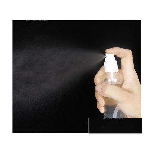 Bottles de embalagem Spray de plástico 1 oz 30ml Pulverizadores de névoa fina vazia Viagem por atomizador para limpeza soluções spray whiteaddclear gota dhw5l