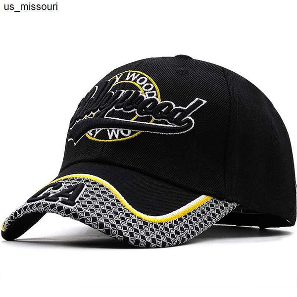 Ball Caps Snapbacks Marka İşlemeli Mektup Erkek Beyzbol Kapağı Balıkçı Şapka Mens Snapback Bone ayarlanabilir Wonmen Yaz Beyzbol Şapkası Snapback Hat J230520