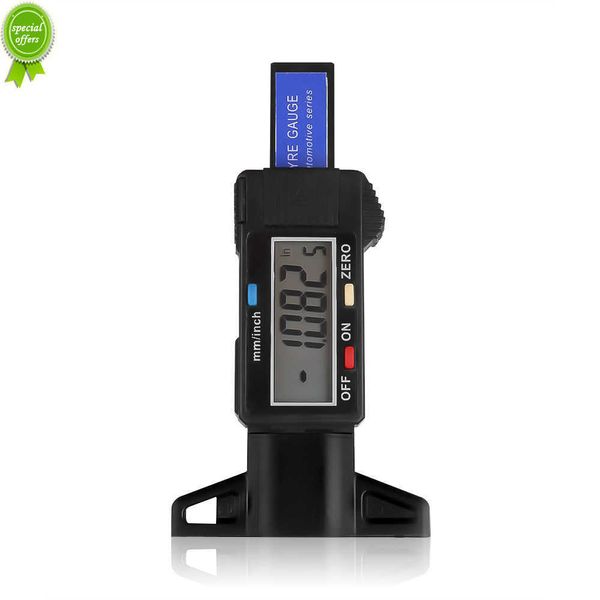 Neue 0-25mm Digitale Gewinde Messgerät Tester Hohe Genauigkeit Reifen Profil Tiefe Gauge Meter LCD Display Auto Bremsbacken pad Verschleiß Gauge