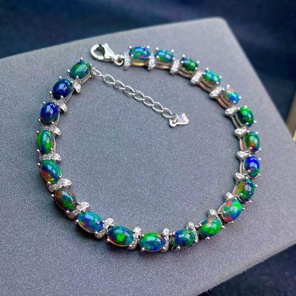 Bangle Novo Style Bracelete de Opal Colorido Natura