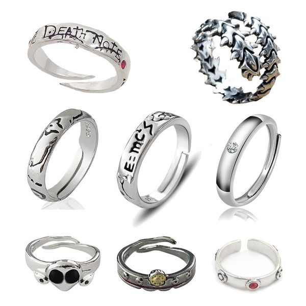 Ringe 20 Stück Kostenloser Versand Anime Bleach Ring JoJo Das Wandelnde Schloss Dr. Stone Jujutsu Kaisen Cosplay Ring Einstellbar Punk Gothic Geschenk