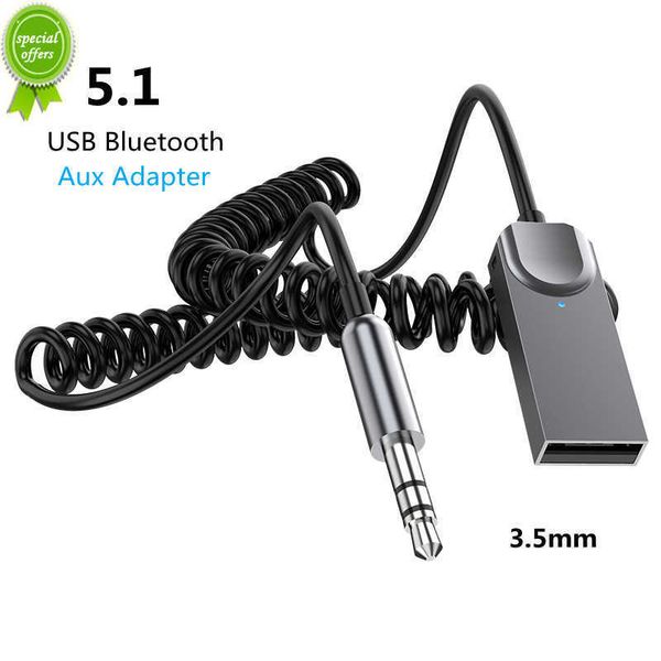 Neuer Kebidu Aux Bluetooth Adapter für Auto 3,5 mm Klinke USB Bluetooth 5.1 Empfänger Lautsprecher Auto Handfree Car Kit Audio Musik Sender