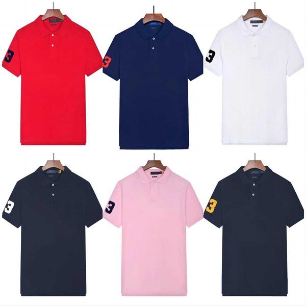 Летние дизайнеры мода Ralphs T Рубашки Ralphs Polos мужская футболка с короткими рукавами