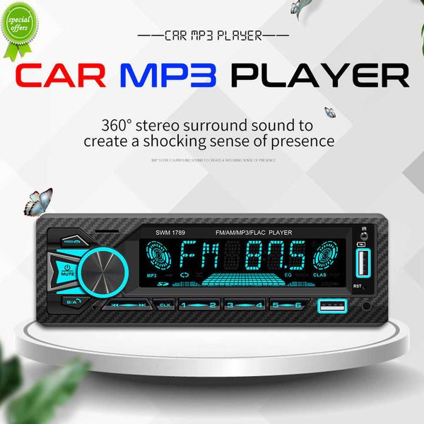 New Car 3.5 '' Wide Screen 1 DIN Radio Lettori musicali stereo MP3 Kit Bluetooth Trasmettitori FM Ingresso AUX Porta ISO con localizzatore auto