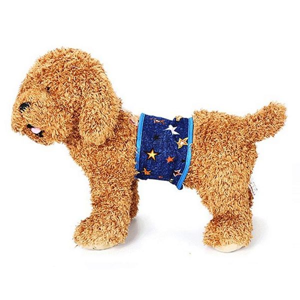 Dog Apparel Pet Belly Band macio confortável e respirável Evite o assédio de algodão Fisiological Belt Dog Roupos