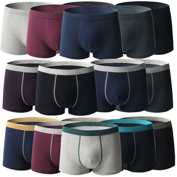 Mutande Biancheria intima da uomo di grandi dimensioni Plus Pantaloncini da boxer in cotone più grandi da uomo grasso Tessuto antibatterico Morbido Confortevole Traspirante L6XL 230519