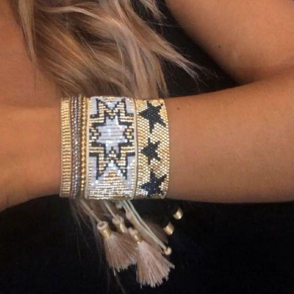 Armreif ZHONGVI Miyuki-Armband für Damen 2021 mexikanischer Modestar Pulseras Femme Schmuck handgefertigter Schmuck verstellbare Wickelarmbänder