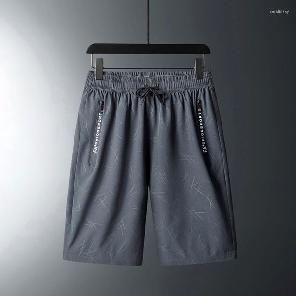 Pantaloncini da uomo Seta di ghiaccio da uomo Stampa da palestra Maschile Asciugatura rapida Pantaloni sportivi di lusso Bermuda Costume da bagno Abbigliamento Costume da bagno da spiaggia 2023 Estate