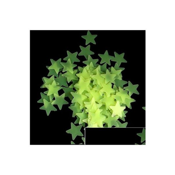 Другие декоративные наклейки наклейка Baby Kids Gift Comment Room 10000ps Noctilucent Stars Home стена светятся в темной звезде, продавая Drop Dhtxt