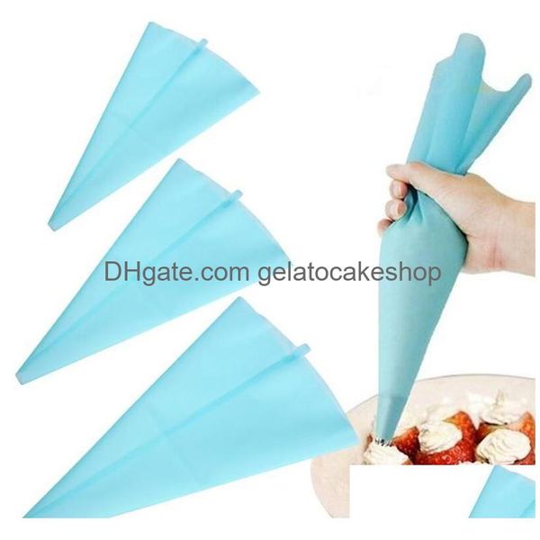 Outros BakeWarewware Ferramentas de decoração de bolo por atacado Saco de pastelaria sile gelo pi ferramenta entrega de gota de cozinha home jardim de cozinha bail dhwbs