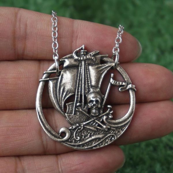 Цепочки викинга судно лодка для ювелирных изделий для ювелирных изделий DIY для мужчин ожерелье ретро амулет