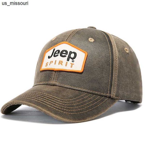 Caps de bola Jeep- Cap Cap Men's Cap para Teen's Men's Baseball Cap Noveledades 2021 Dadd Hat Hat Bone Masculino mais vendido 2021Gorra HOMBRE MARCA J230520