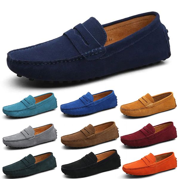 2023 homens sapatos casuais preto azul laranja cinza verde marrom tênis de tênis de 40-45 color2