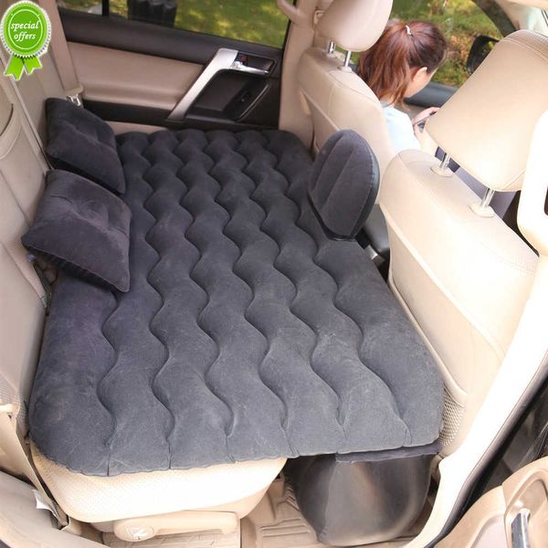 Neue Auto Luftmatratze Reisebett Feuchtigkeitsbeständige Aufblasbare Matratze Luftbett Auto Rücksitz Sofa für Autoinnenraum Mit Luftpumpe