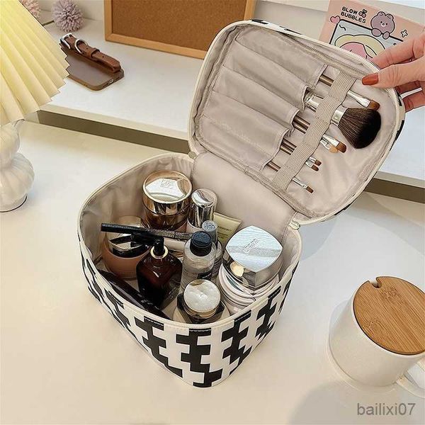 Astucci per cosmetici Astucci da viaggio Borsa da viaggio per cosmetici Borsa da viaggio da donna per donna Scatola per trucchi da viaggio Borse da toilette di lusso Beauty Case