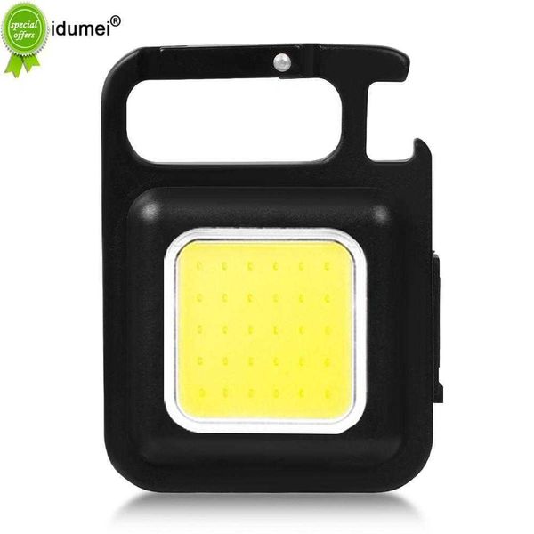 Nueva luz de trabajo LED COB para coche, linterna de carga USB superbrillante, lámpara estroboscópica magnética fuerte, luz de emergencia para acampar, accesorios para coche