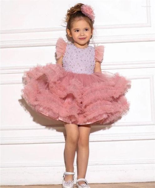 Mädchenkleider Kleid für besondere Anlässe für Mädchen, knielang, Prinzessin, Geburtstag, Partykleid, Baby, Kind, Weihnachten