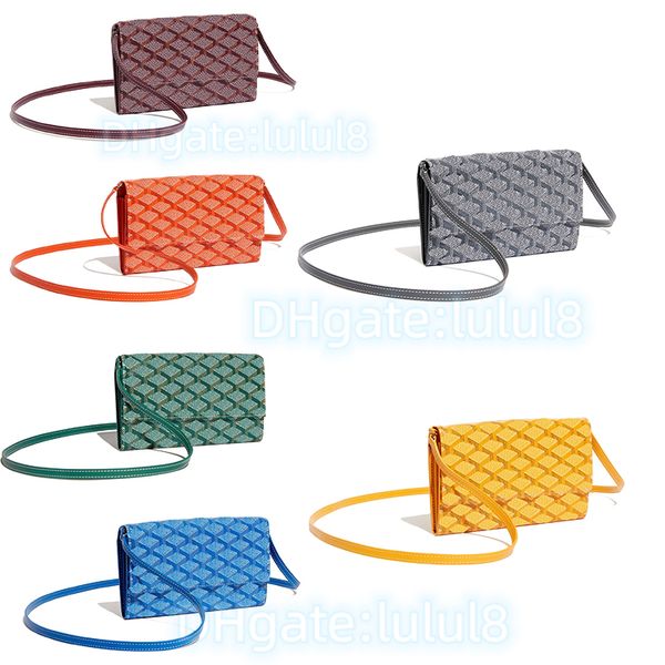 Porta passaporto moda portamonete portamonete pochette da donna Portafogli uomo Portamonete in pelle a tracolla portamonete porta carte Luxurys Porta carte da donna firmate Borse a tracolla