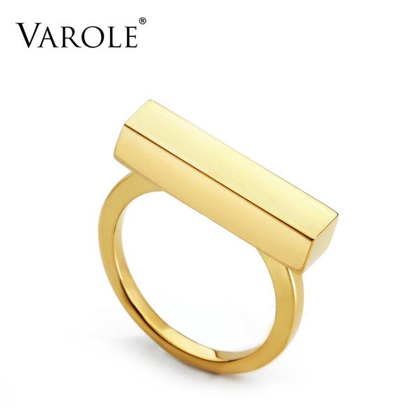 Ringe VAROLE Quaderform Ring Liebe Finger Paar Ringe für Frauen Netter Ehering Modeschmuck Großhandel Anel feminino