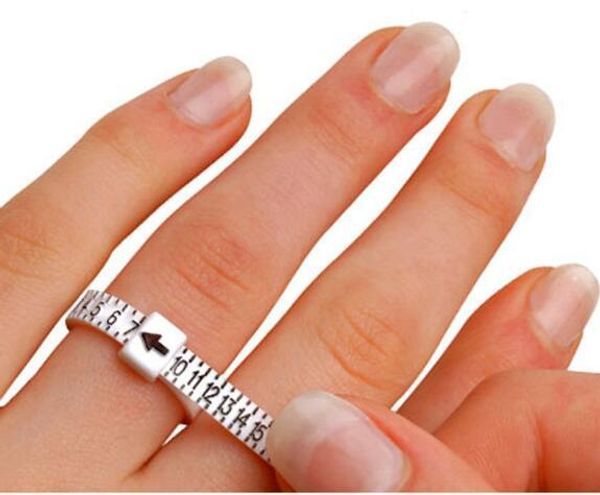 Outros 500pcs uk EUA EUA Americano Europeu Tamanho Padrão Medição Ringos Correia Sizer Triagem de dedo Sizer Ferramenta de jóias