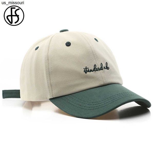 Ballkappen FS 2023 Marke Grüne Baseballmütze Für Männer Sommer Stilvolle Frauen Kleine Gesichtskappen Straße Snapback Hip Hop Papa Hut Casquette Homme J230520