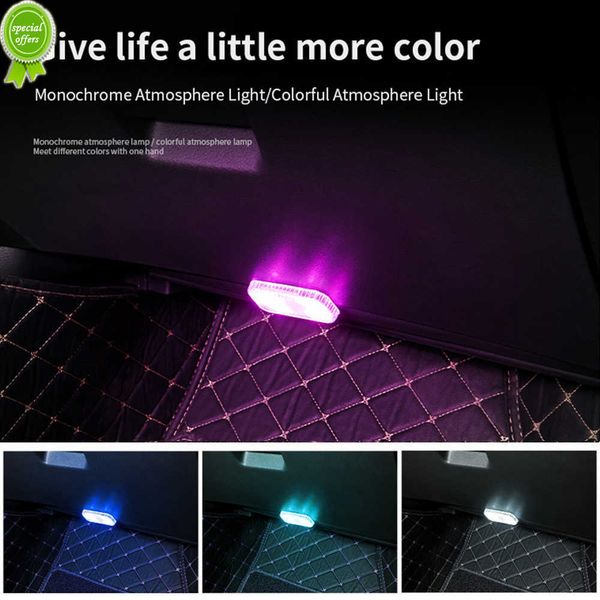 Novo 1PCS 5V Car Dome Lights Luzes de Touch de Fundos Lâmpada de Touch de Fundos Lâmpada Mini Caixa USB Carro LED de estilo Night Light Light Light