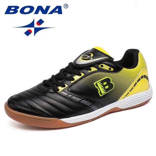 Sapatos de segurança bona estilo típico homem tênis de futebol interno profissional muscle masculino sapatos de futebol cacho de couro rápido 230519