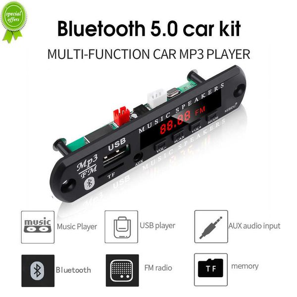 Neue 9V 12V MP3 WMA Decoder Board Audio Modul USB TF Radio Bluetooth 5,0 Drahtlose Musik Auto MP3 Player Mit Fernbedienung